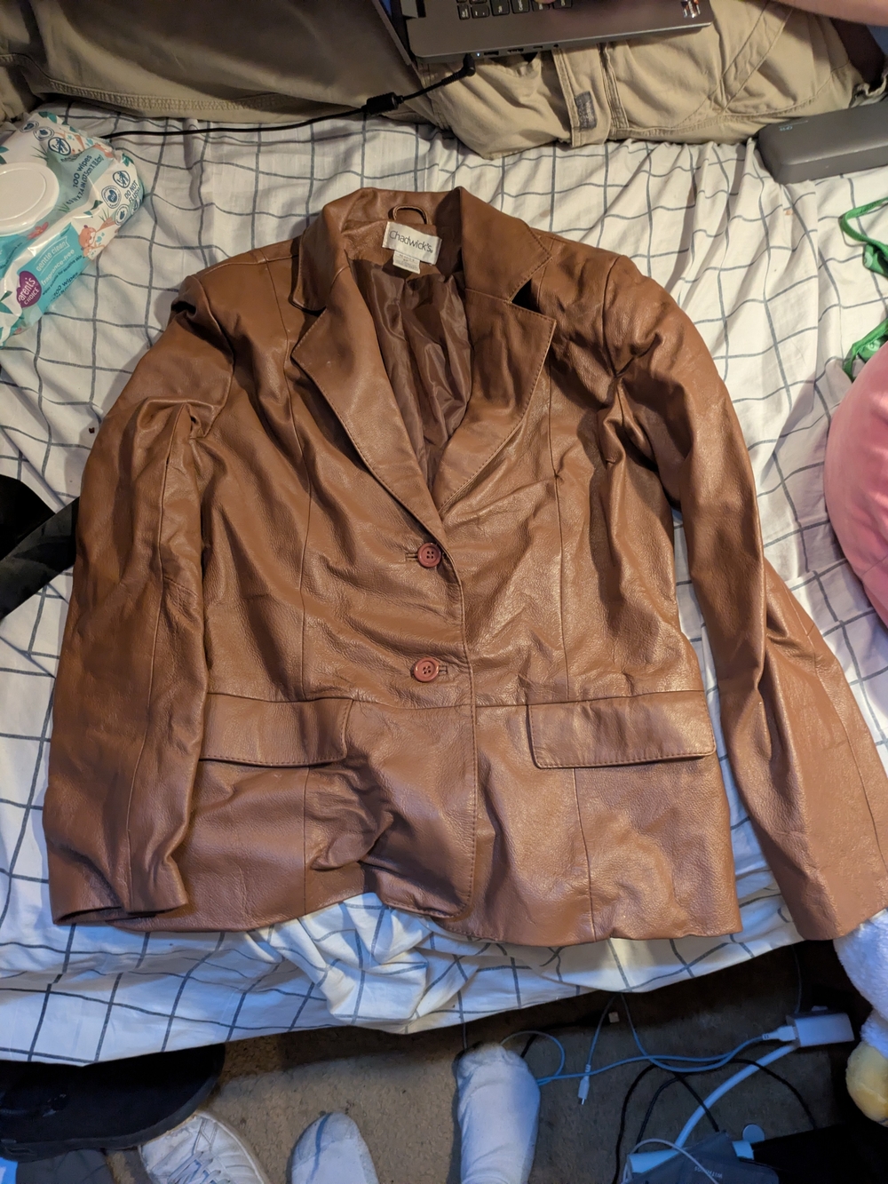 Chadwick's light brown 100% leather size 8p